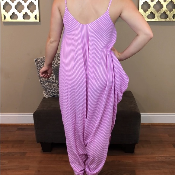 Pink Romper with Pockets - Picture 2 of 2